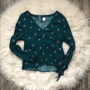 H&M Floral Button-Down